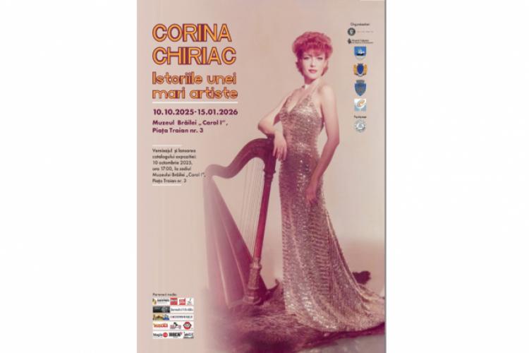 Expoziție dedicată Corinei Chiriac, artista cu origini brăilene, la Muzeul Brăilei „Carol I” featured image