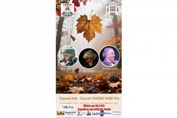 Toamnă folk Concert Emeric Imre la Brăila featured image