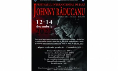 Festivalul „Johnny Răducanu”. Înscrieri la preselecții până pe 19 octombrie featured image