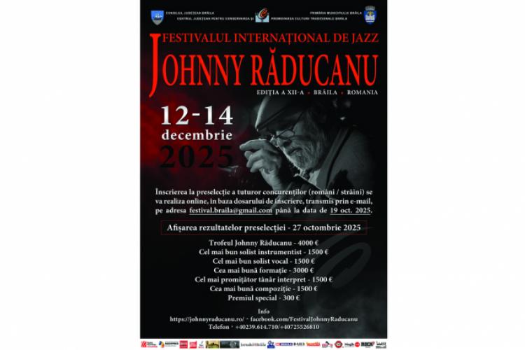 Festivalul „Johnny Răducanu”. Înscrieri la preselecții până pe 19 octombrie featured image