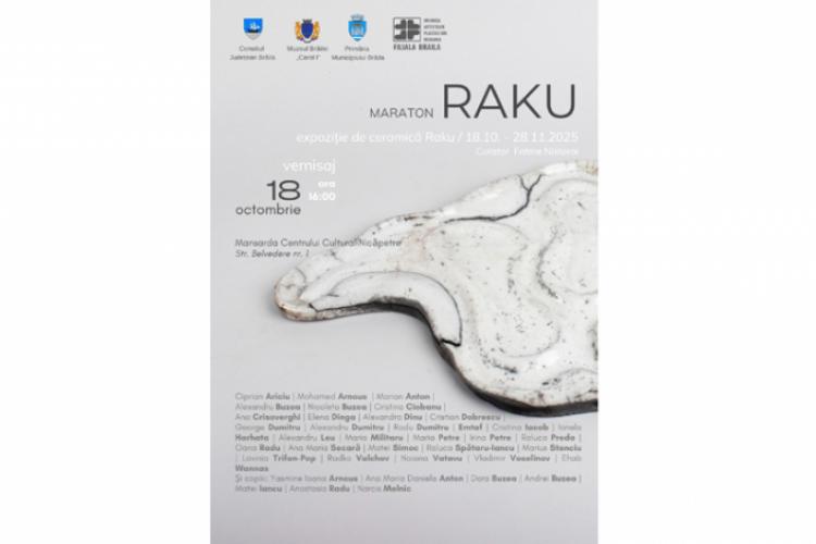 „Maraton Raku”. Vernisajul expoziției de ceramică realizată în tehnica Raku featured image