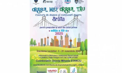 Start înscrieri la Concursul de desene și compuneri „Orașul meu, orașul tău” Ediția XII featured image