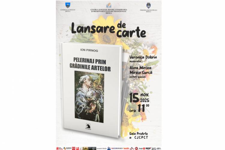 „Pelerinaj prin grădinile artelor”. Lansare de carte la Centrul de Creație featured image