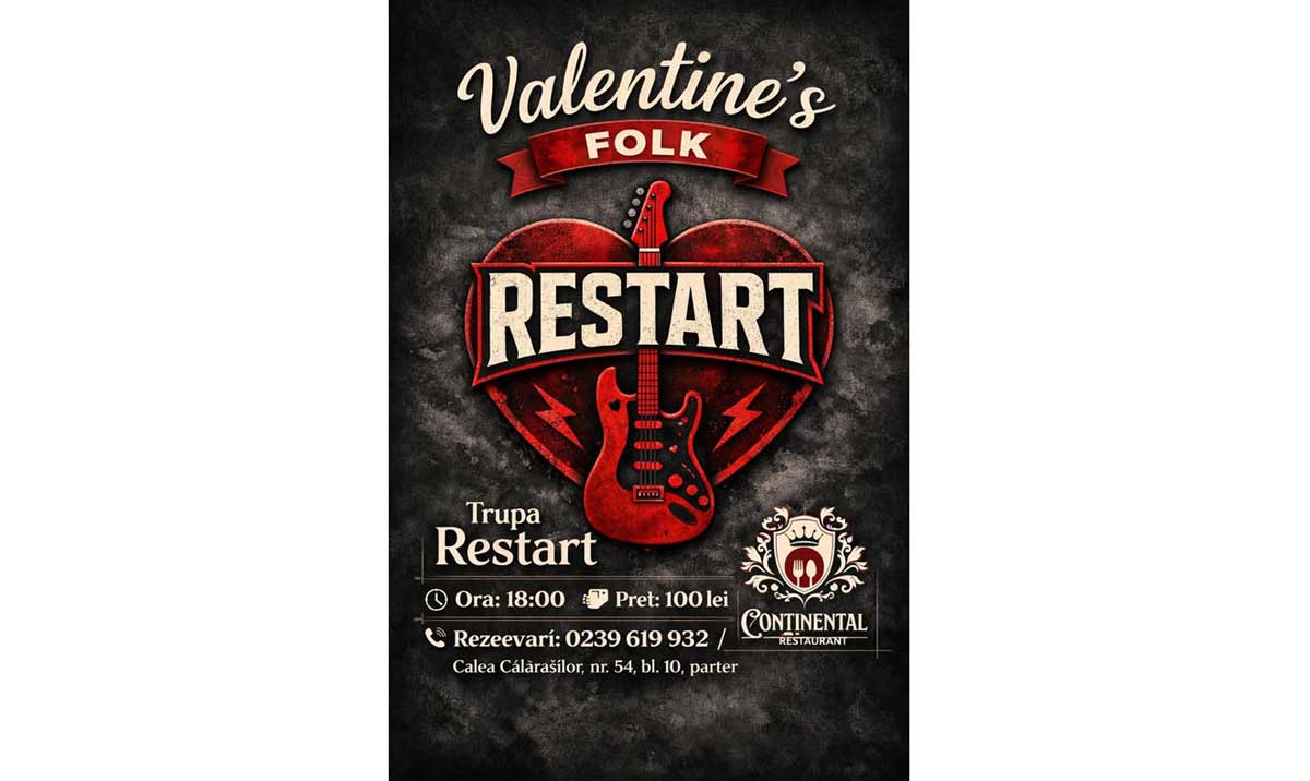 Trupa Restart vă așteaptă la Valentine's Folk